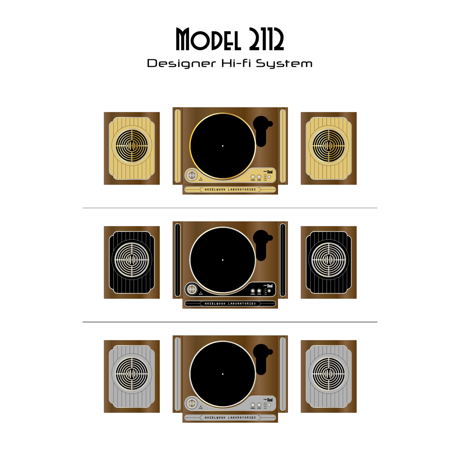 Model 2112 Turntable/ Speaker System :: Pre-Order